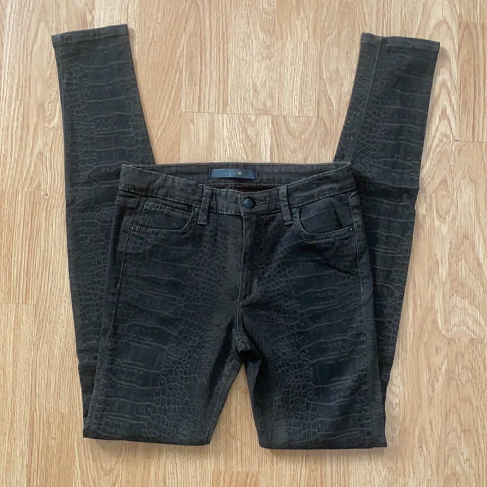 Joe’s Jeans snakeskin print skinny pants